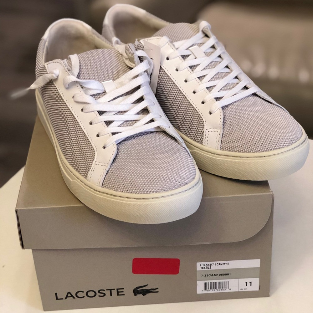 LACOSTE L.12.12 CAM WHT TEXTILE 🛑Sold🛑 - Picture 2 of 8